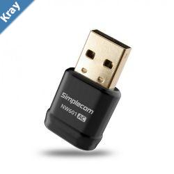 Simplecom NW601 AC600 Mini WiFi Dual Band Wireless USB Adapter