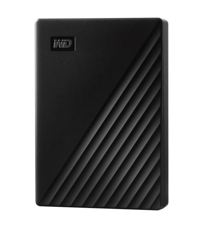 Western Digital My Passport 2TB USB 3.0 2.5 Portable External Hard Drive  256bit AES Encryption Slim Light Durable Shock Proof Black Plug  Play