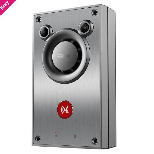 Fanvil A12 audio intercom is a brand-new device featuring a built-in 10W speaker and a unique turbo sound chamber design with an IK10 and IP66 rating