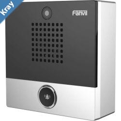 Fanvil i10SV Indoor AudioVideo Intercom 2 SIP Lines 1 DSS Key PoE IP54 Mini Size 2Yr Warranty