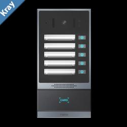 Fanvil i63 Outdoor AudioVideo Intercom 2 SIP Lines 5 DSS Keys PoE IP66  IK07 RFID Reader  ONVIF 2Yr Warranty