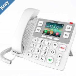 Fanvil X305 Big Button IP Phone  3.5 Colour Screen 2 SIP Lines HAC Dual Gigabit Ports Supports HD audio PoE