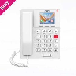 Fanvil X306 IP Phone, 3.5' Colour screen, 2 SIP lines, POE enabled, WI-FI 6, Bluetooth 5.0, Big Button, Extra loud Ringer, Dual Mic 5m Pickup