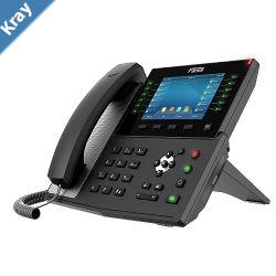 Fanvil X7C Enterprise Color IP Phone 5 Hig Res Screen 20 SIP Lines HD Audio Built In Bluetooth Upto 60 DSS Key Entries Dual Gigabit SBC Ready