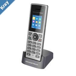 Grandstream DP722 Cordless MidTier DECT Handet 128x160 colour LCD 2 Programmable Soft Keys 20hrs Talk Time  250 hrs Standby Time.