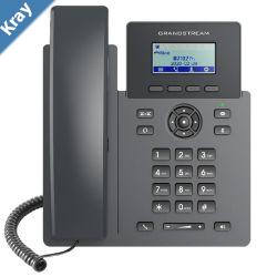 Grandstream GRP2601P Carrier Grade  2 Line IP Phone 2 SIP Accounts 2.2 LCD 132x48 Screen HD Audio Powerable Via POE 5 way Conference 1Yr W