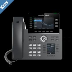 Grandstream GRP2616 6 Line IP Phone 6 SIP Accounts 480x272 Colour Screen HD Audio Integrated BluetoothWiFi Powerable Via POE