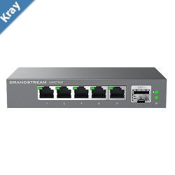 Grandstream GWN7700M Unmanaged 2.5 MultiGigabit Switch 5 x 2.5 GigE 1 x SFP