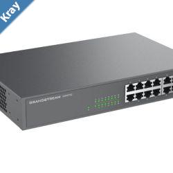 Grandstream IPGGWN7702 Unmanaged Network Switch With 16 Ports Of Gigabit Ethernet Connectivity