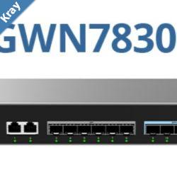 Grandstream GWN7830 Enterprise Layer 3 Managed Aggregation Switch 6 x SFP 4 x SFP 2 x GigE