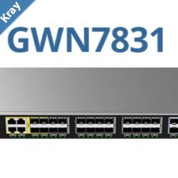 Grandstream GWN7831 Enterprise Layer 3 Managed Aggregation Switch 20 x SFP 4 x SFPGigE Combo 4 x SFP Redundant PSU