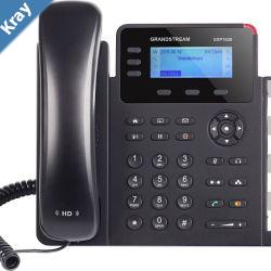 Grandstream GXP1630 3 Line IP Phone 3 SIP Accounts 132 x 64 Backlit LCD Display HD Audio DualSwitched Gigabit Ports Powerable Via POE