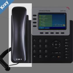 Spare Handset for LS Grandstream GXP2140 4 Line IP Phone 4 SIP Accounts 480x272 Colour LCD Screen HD Audio BuiltIn Bluetooth Powerable Via POE Spare Handset for LS Grandstream GXP2140 4 Line IP Phone 4 SIP Accounts 480x272 Colour LCD Screen HD Audio BuiltIn Bluetooth Powerable Via POE