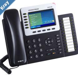 Grandstream GXP2160 6 Line IP Phone 6 SIP Accounts  480x272 Colour LCD Dual GbE 5 program keys 24 BLF keys BuiltIn Bluetooth
