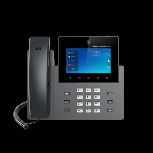 *LS* Grandstream GXV3350 16 Line Android IP Phone, 16 SIP Accounts, 1280 x 800 Colour Touch Screen, 1MB Camera, Built In Bluetooth+WiFi, Powerable Via