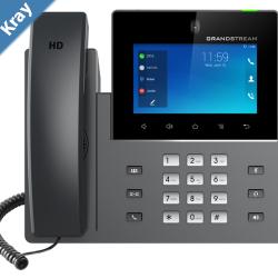 Grandstream GXV3450 16 Line Android IP Phone 16 SIP Accounts 1280 x 800 Colour Touch Screen 2MB Camera Built In BluetoothWiFi Powerable Via POE