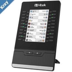 Htek UC46 Colour IP Phone Expansion Module Upto 40 Programmable Keys To Suit UC926E UC924E