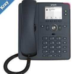 SNOM D140 DeskTelephone PoE HD Audio Costeffective 2 SIP Identities Low Power Consumption PoE