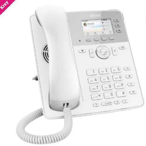 Snom D717 White, 2.8-inch TFT color display, 320 × 240 pixels, ambient light sensor