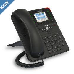 SNOM D735 SIP Desk Telephone l 2.7 Inch TFT Display 32 SelfLabeling Function Keys 8 Physical Black