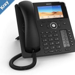 SNOM D785N SIP Desk Phone 4.3 Inch Colour Display 480 x 272 Pixels HD Audio USB 48 SelfLabeling Keys