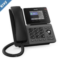 SNOM D810W The Snom D810W is the smart entry into professional IP telephony. Its colour display and builtin WiFi offer modern usability