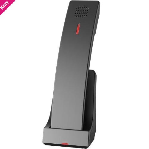 Snom HD1 – Additional Cordless DECT Handset, Antibacterial housing, Large LED call indicator, Hands‑free calling, Hearing‑aid compatible