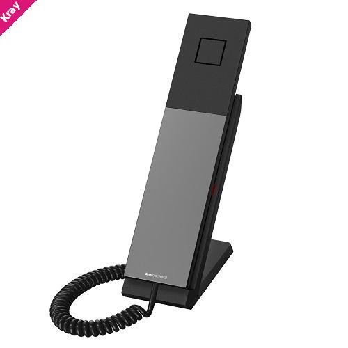 SNOM HD300 Hotel/guest room telephone, Antibacterial housing, Hospitality features, Customisable faceplate, Power over Ethernet (only), HD audio