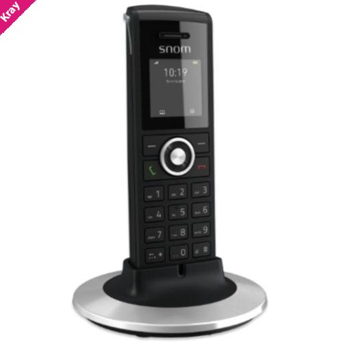 Snom M25 (EU), TFT color display, 75 hours standby, 21‑key layout, Included 2 × AAA rechargeable batteries