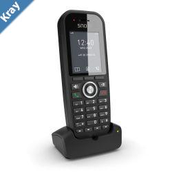SNOM M30 IP DECT Handset Multicell Compadible Backlit Keyboard Long Stangby Time  Hold or Forward Black
