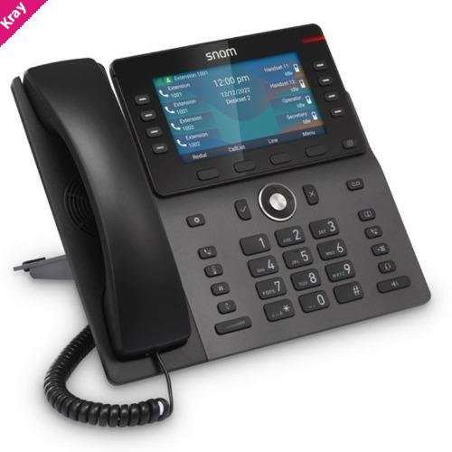 Snom M58 UK, DECT wireless desk phone, 5' color display, Bluetooth, HD audio, Shared Call Emulation, HAC compliance