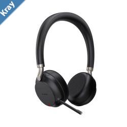 Yealink BH72 Bluetooth Wireless Stereo Headset Black USBA Supports Wireless Charging Rectractable Microphone 40 hours battery life