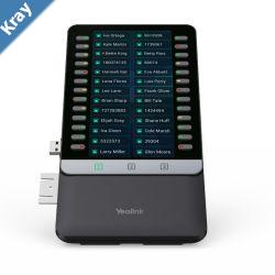 Yealink EXP55 Color Expansion Module 5.5 Display 78 Programmable Keys DualColor LEDs 3Page View USB Port Compatible with T7XT8X Series Yealink EXP55 Color Expansion Module 5.5 Display 78 Programmable Keys DualColor LEDs 3Page View USB Port Compatible with T7XT8X Series