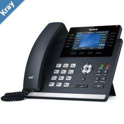 Yealink T46U 16 Line IP phone 4.3 480x272 pixel Colour LCD with backlight Dual USB Ports POE Support Wall Mountable Dual GigabitT46S