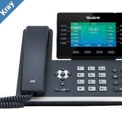 Yealink T54W  16 Line IP HD Phone 4.3 480 x 272 Colour Screen HD Voice Dual Gig Ports Built In Bluetooth And WiFi USB 2.0 Port SBC Ready