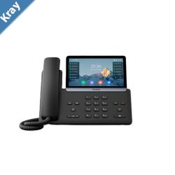 Yealink SIPT77U IP Phone 7 Touchscreen 16 SIP Accounts Dual USB HD Voice PoE Linux 6.1 TEE Encryption Wall Mountable
