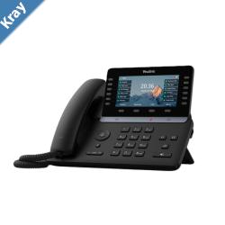 Yealink SIPT85W IP Phone 5.5 Color Display 16 SIP Accounts HD Voice Bluetooth 5.0 WiFi 6 Dual USB PoE Linux 6.1 Wall Mountable
