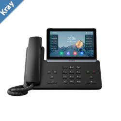 Yealink SIPT87W IP Phone 7 Touchscreen 16 SIP Accounts HD Voice Bluetooth 5.0 WiFi 6 Dual USB PoE Linux 6.1