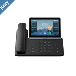 Yealink SIPT88W Pro IP Phone 7 Touchscreen Android 13 HD Voice Bluetooth Handset WiFi 6 Dual USB PoE Wall Mountable