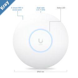 Ubiquiti U6Dualband WiFi 6 PoE Access Point 2x2 Mimo 2.4GHz  573.5Mbps  5GHz  2.4Gbps300 DevicesNo POE InjectorUpgrade UAPACLITE2Yr War
