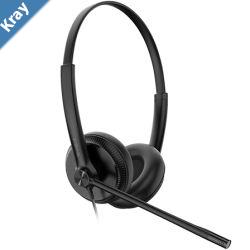 Yealink UH34DUC  Wideband Noise Cancelling Headset USB Leather Ear Piece Dual