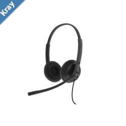 Yealink UH34SEDUC Wideband Noise Cancelling Headset USB and 3.5mm Leather Ear Piece YHC20 Controller with UC Button Stereo