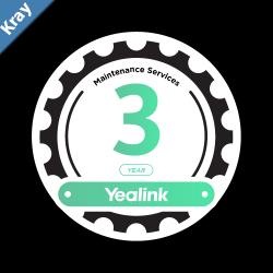 Yealink VCMINIPC3YAMS 3 Year Annual Maintenance for MCoreMCorePRO