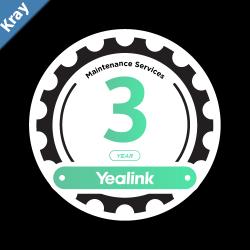 Yealink VCSHARING3YAMS 3 Year Annual Maintenance for WPP20WPP30VCH50VCH51VCH55MShare