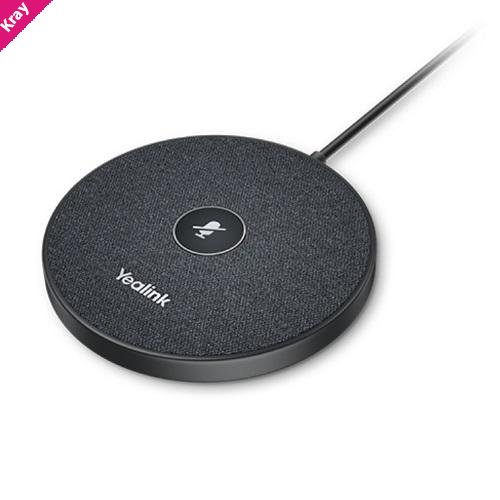 Yealink VCM35 Pro wired microphone, built-in 3-microphone array, 360° coverage, Acoustic Echo Canceling and Noise Proof Technology