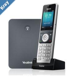 Yealink W76P HighPerformance IP DECT Solution including W56H Handset and W70B Base Station Up to 20 simultaneous calls Flexible Noise Reduction