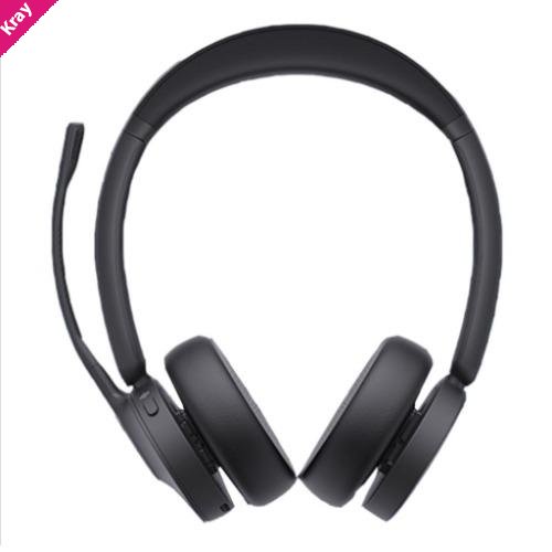 Yealink WH64 Hybrid Dual with Charging Stand, enhanced noise‑cancelling microphone technology, hybrid connectivit, upright desktop charging stand.
