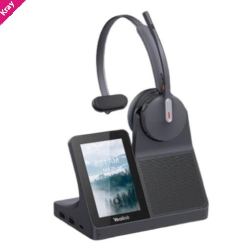 Yealink WH64 Mono Workstation, Yealink WH64 Workstation is an industry-leading DECT wireless headset with dual/single-ear options for seamless
