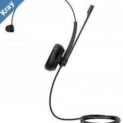 Yealink YHM341 Wideband QD Mono Headset Leather Ear Cushion For Yealink IP Phones QD cord not included