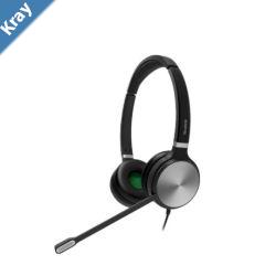 Yealink YHS36 E2 DUAL Wideband Headset for IP phone Monaural Ear RJ9 Headset Jack Noisecanceling Microphone Hearing Protection Leather Ear C.